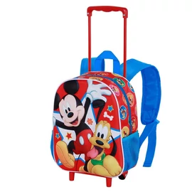 Disney Mickey Star 3D gurulós hátizsák 34cm