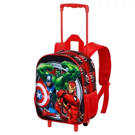 Marvel Bosszúállók Almighty 3D gurulós hátizsák 34cm