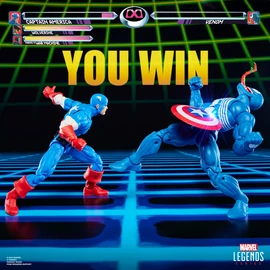Marvel Legends Series Gameverse Amerika Kapitány és Venom 2 db-os figura készlet 15cm