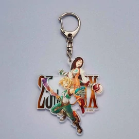 Final Fantasy IX Zidane Tribal &amp; Garnet kulcstartó 7cm