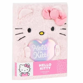 Hello Kitty plüss jegyzetfüzet