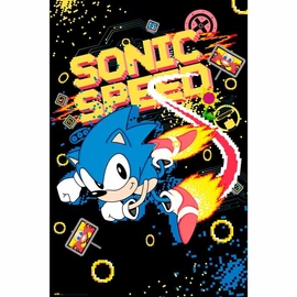 Sonic, a sündisznó Speed Sega poszter