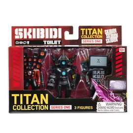 Skibidi Toilet Titan Collection 3 db-os figura csomag