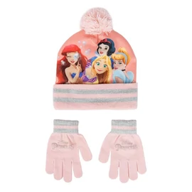 Disney Hercegnők sapka és kesztyű szett