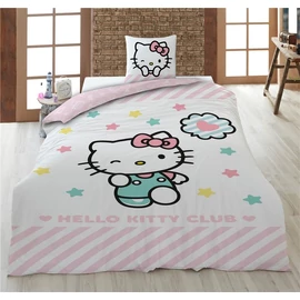 Hello Kitty pamut ágyneműhuzat garnitúra, 90 cm-es ágyhoz