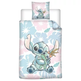 Disney Stitch polipamut ágyneműhuzat garnitúra 90 cm-es ágyhoz