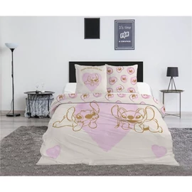 Disney Stitch & Angel polipamut ágyneműhuzat garnitúra 135 cm-es ágyhoz