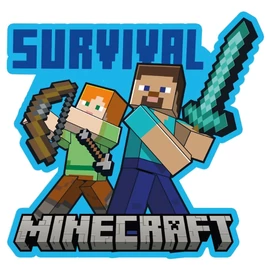 Minecraft 3D díszpárna 35cm