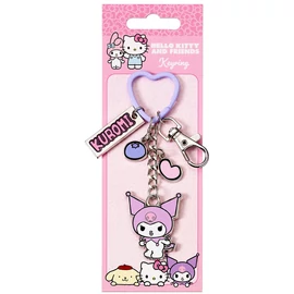 Hello Kitty Kuromi kulcstartó