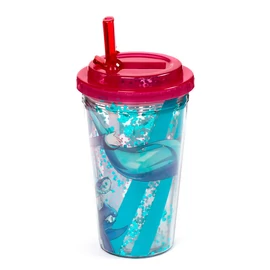 Hatsune Miku pohár szívószállal 500ml