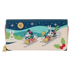 Loungefly Disney Mickey és Minnie ünnepi pénztárca