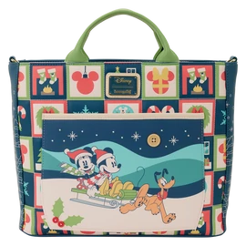 Loungefly Disney Mickey és Minnie ünnepi hátizsák táska
