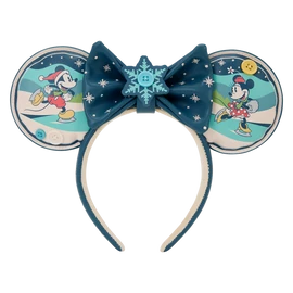 Loungefly Disney Mickey és Minnie ünnepi hajpánt