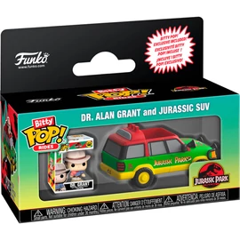 Bitty POP Ride Jurassic Park Dr. Alan Grant és Jurassic SUV figura