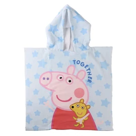 Peppa malac mikroszálas kapucnis strandtörölköző