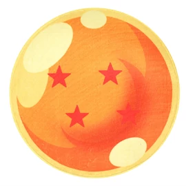 Dragon Ball 4-csillagos sárkánygömb szőnyeg