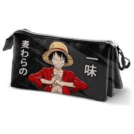 One Piece hármas tolltartó