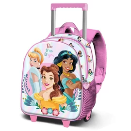 Disney Hercegnők 3D gurulós hátizsák, 31 cm