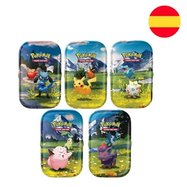Spanyol nyelvű Pokemon Ascended Heroes többféle mini fém dobozos kártyajáték