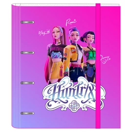 Demon Hunters Kpop 4 gyűrűs gyűrűskönyv lapokkal