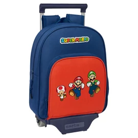 Super Mario Bros Mamma Mia gurulós hátizsák 34cm