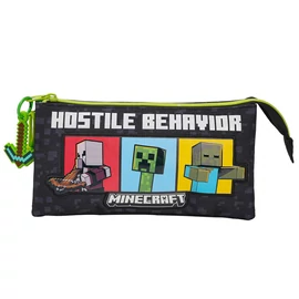 Minecraft háromrekeszes tolltartó
