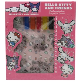 Hello Kitty és barátai festhető dísz szett