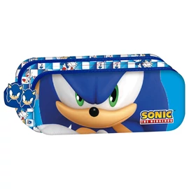 Sonic, a sündisznó háromrekeszes tolltartó