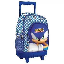 Sonic, a sündisznó gurulós hátizsák, 44 cm