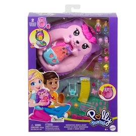 Polly Pocket Süni mama és babája táska készlet