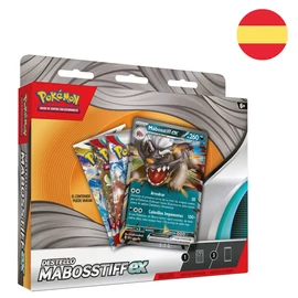 Spanyol Pokemon Mabosstiff ex gyűjtői kártyajáték doboz