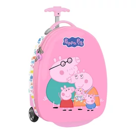 Peppa Malac Baby Pig gurulós bőrönd, 43 cm