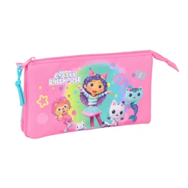 Gabbys Dollhouse Confetti háromrekeszes tolltartó