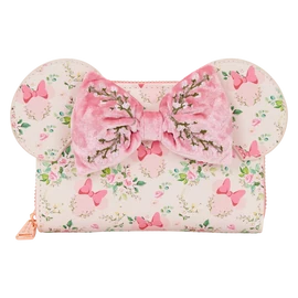 Loungefly Disney Minnie virágos pénztárca