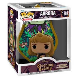 POP figura Deluxe Disney Csipkerózsika Aurora Maleficent Üvegfestmény