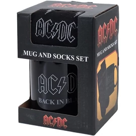 AC/DC bögre és zokni ajándékszett
