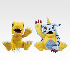 Digimon Adventure Clash of Light and Darkness Agumon &amp; Gabumon Ichibansho figura 7cm