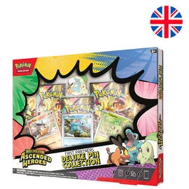 Angol nyelvű Pokemon Ascenden Heroes Pin Deluxe Blister kártyajáték