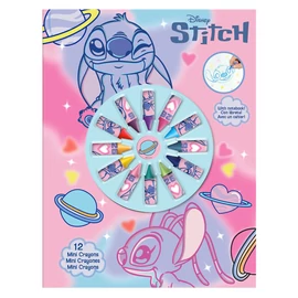 Disney Stitch jegyzetfüzet + 12 darab mini zsírkréta
