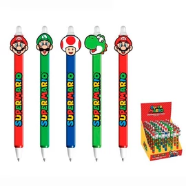 Super Mario Bros többféle mintájú radírozható toll