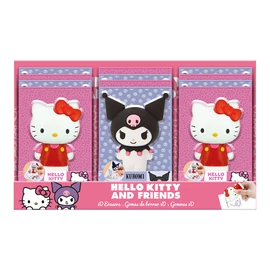 Hello Kitty és barátai válogatott 3D radír