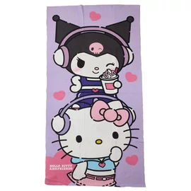 Hello Kitty Kuromi mikroszálas strandtörölköző