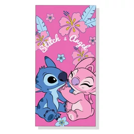 Disney Stitch & Angel mikroszálas strandtörölköző
