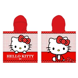 Hello Kitty mikroszálas poncsó törölköző