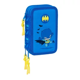 DC Comics Batman háromrekeszes töltött tolltartó, 37 részes