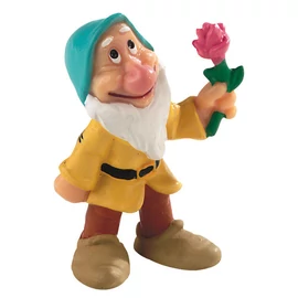 Disney Hófehérke virágos törpe figura 5cm
