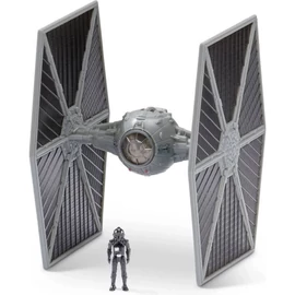 Star Wars Micro Galaxy Squadron 8cm - Szürke TIE Fighter TIE Pilótával