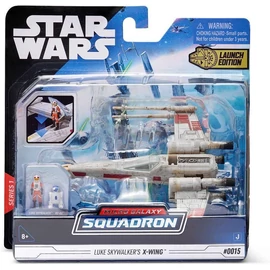Star Wars Micro Galaxy Squadron 13cm - Vörös Ötös X-Wing Luke Skywalkerrel és R2-D2-vel