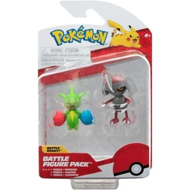 Pokémon Figura Csomag - Pawniard & Roselia 5cm