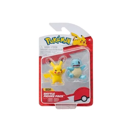 Pokémon 2 db-os Figura Csomag - Squirtle és Pikachu